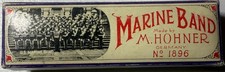 VTG M Hohner Marine Band Harmonica 1896 W/ Box