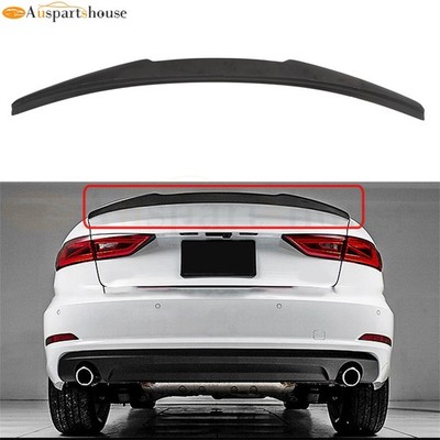 Matte Black Trunk Spoiler Wing for 2014-2018 AUDI A3 S3 Sedan ABS plastic