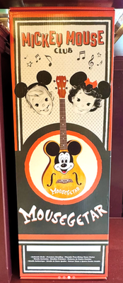Disney Parks Mickey Mouse Club 70th Mousegetar Guitar Replica, NIB