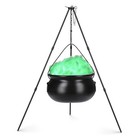 Halloween Witch Cauldron Large 31" Tripod LED Light Halloween Decoration — photo 1