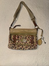 Fossil Long Live Vintage 1954 Floral Tapestry Crossbody Bag