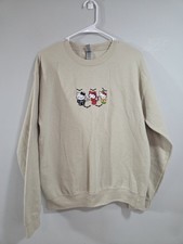 Hello Kitty Sanrio Halloween Embroidered Trick or Treat Sweatshirt MED
