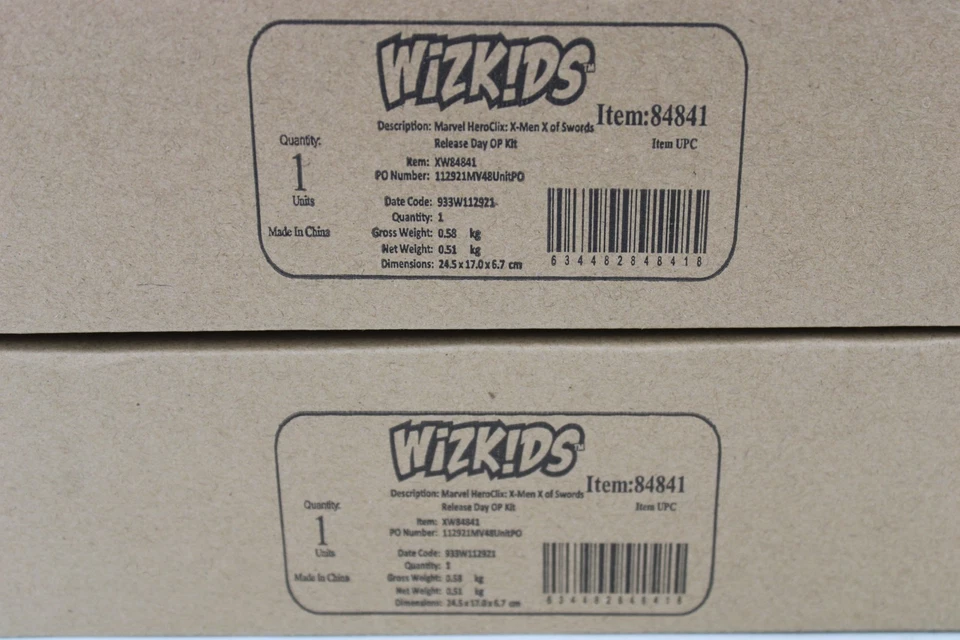 Lote de 2 kits quirúrgicos Marvel HeroClix: X-Men X of Swords día de lanzamiento nuevos/sellados nuevos de stock Foto 2 de 4