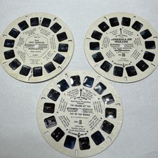 Vtg View-Master Reels Lot of 3 - Smoky Mountains America on Parade Island on Top
