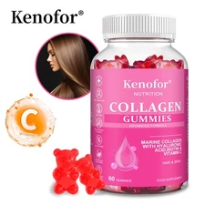 Collagen 60 Gummies -- Hair and nail health, support joint and bone health