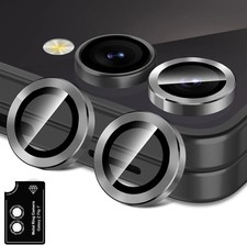 1 Set Black Camera Lens Protector for Samsung Galaxy Z Flip 7
