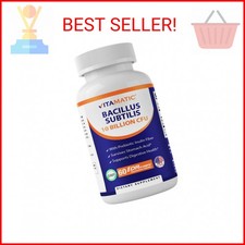 Vitamatic Bacillus Subtilis 10 Billion per DR Capsule - 60 Count - Digestive, Gu
