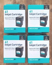 4 61 Black Inkjet Cartridge Wexford HP Desk Jet , ENVY, Office Jet All-in-one