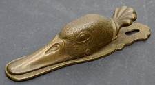 JUDD Antiguo CABEZA DE PATO Bronce CLIP DE ESCRITORIO Porta Billetes de Papel para HERSHEY CHOCOLATE