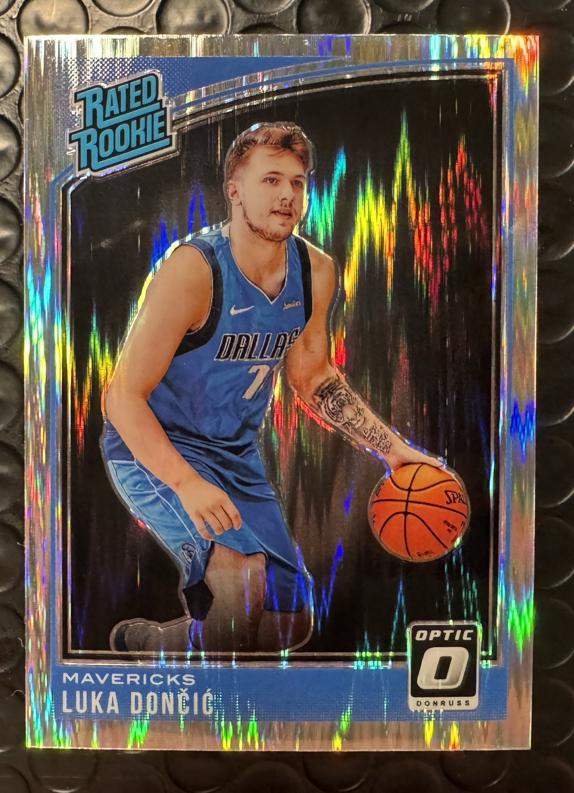 Luka Doncic 2018 Optic Shock #177 Rated Rookie Card Dallas Mavericks