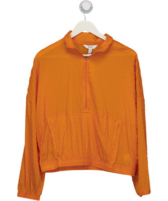SPANX Orange 1/2 Zip Air Essentials Track Top UK M