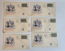1939 Royal Train USA FDC King George VI Visit To Canada Lot Of 6