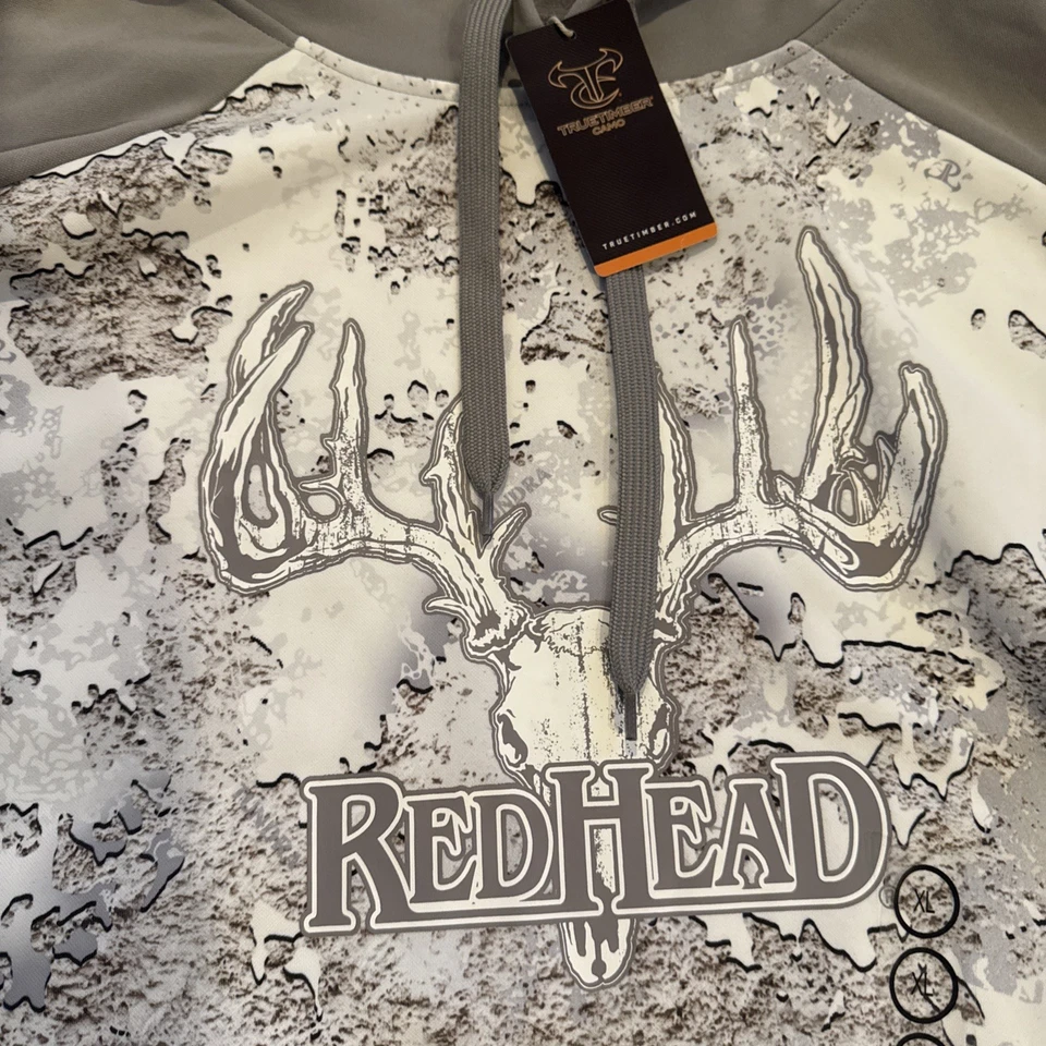 Sudadera con Capucha RED HEAD True Timber Dale Jr Camuflada Talla XL Blanca Gris Nueva con Etiquetas Foto 2 de 4