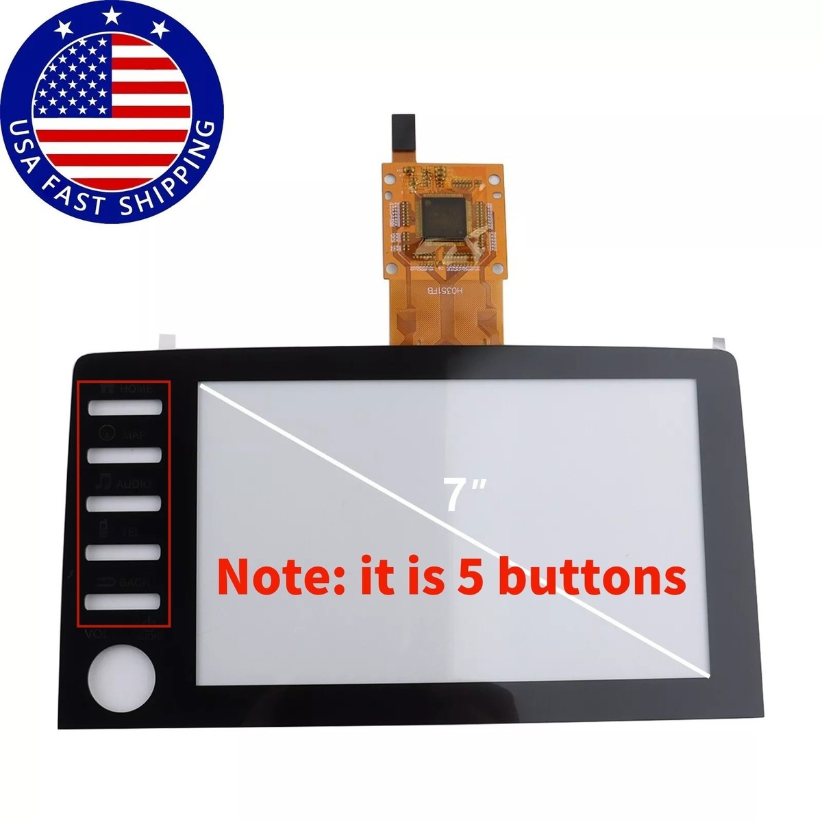For 2019-2021 Honda Civic 7“ Touch screen Radio Navigation ID