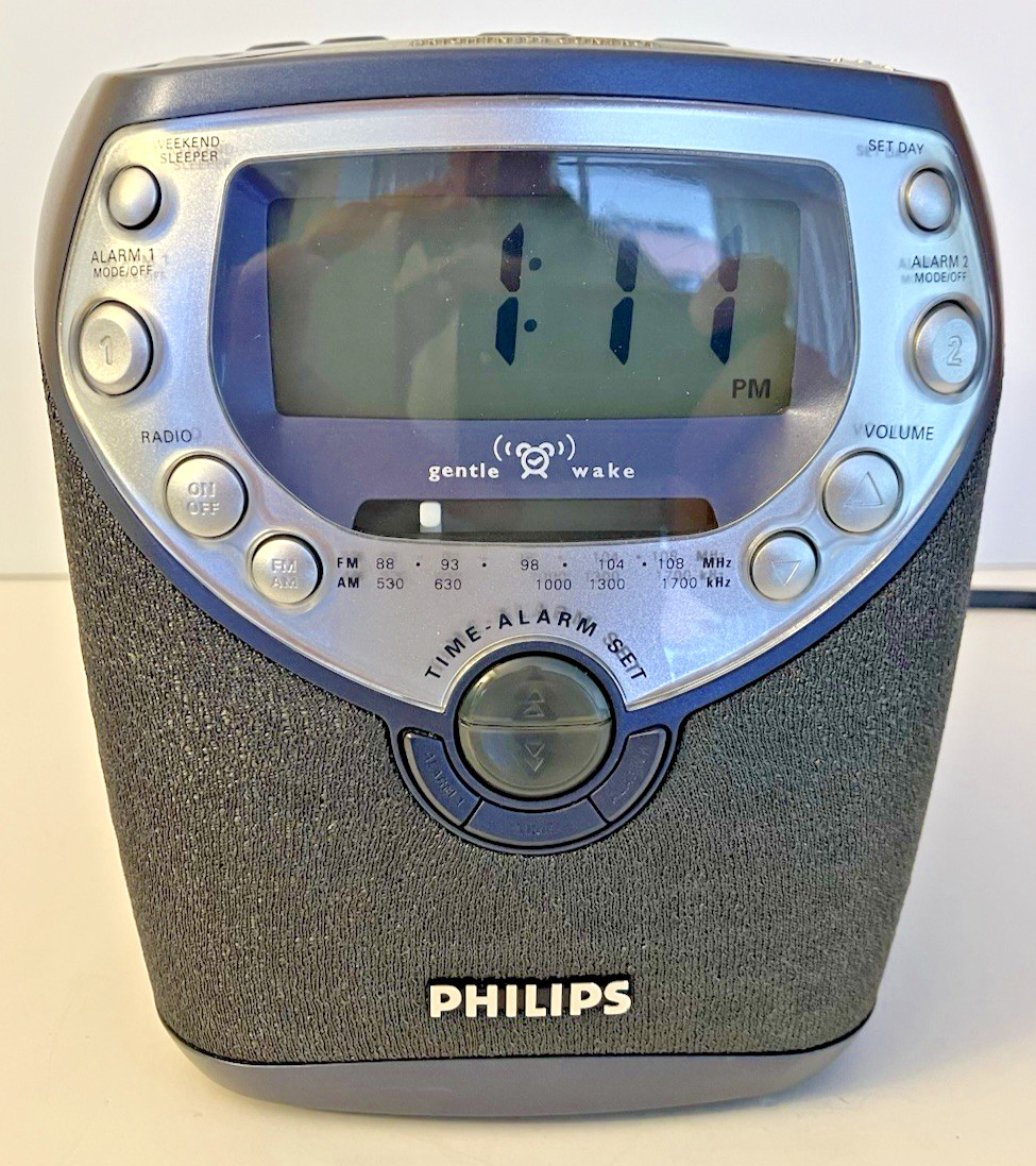 Philips AJ3951/17 CD Player AM/FM Stereo Clock Radio