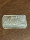 Vintage American Argent Mint 1 Troy Oz .999 Fine Silver Bar Eagle US Coin