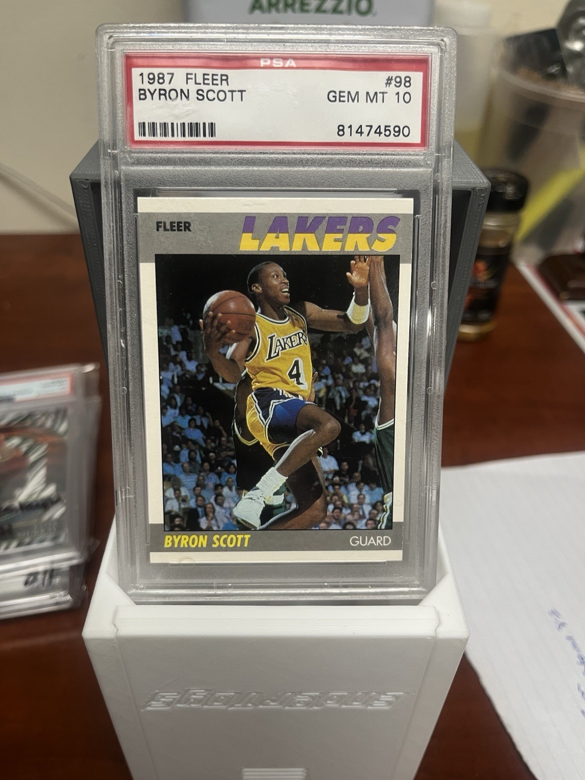 1987-88 Fleer Byron Scott #98 Psa 10