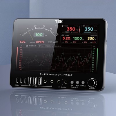 7-Inch Curve Ammeter Vehicle Key Frequency Measurement Simple   @zx