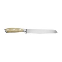 Brotmesser 34 Cm Edelstahl Mit Buchenholzgriff Wellenschliff KüChenmesser