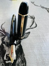 Montblanc 149 "Diplomat" fountain pen, 18k B nib, ebonite feed, early 1970s