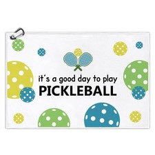 Msticey It's A Good Dady to Play Pickleball Printed 23.5X15.5, White  Yellow
