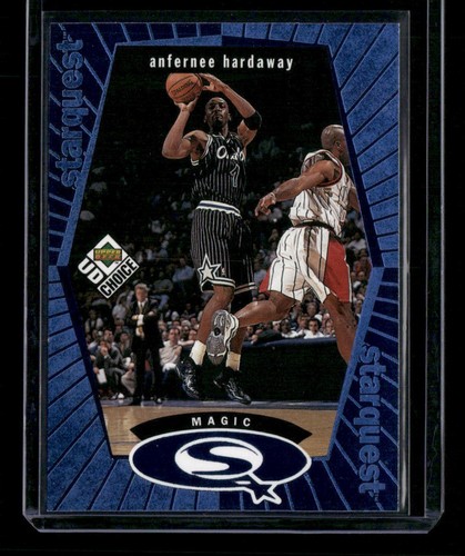 1998-99 UD Choice #SQ19 Anfernee Hardaway StarQuest Blue - 14406 - Bild 1 von 2