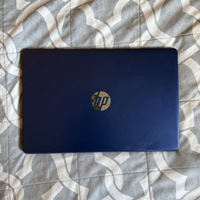 HP Stream 14-cb161wm 14  Laptop Intel Celeron 32GB eMMC Blue w/ Charger - Win 10