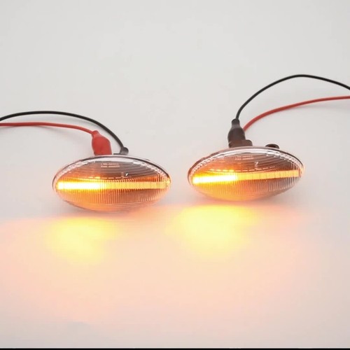 Luz de señalización lateral LED dinámica transparente para Peugeot Partner 2002 2003 2004 2005-2020 - Vídeo 1 de 1