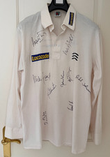 Middlesex CCC signed players shirt 1990s Gatting Fraser Ramprakash autographs ++
