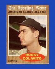 1962 Topps Set-Break #472 Rocky Colavito As VG-VGEX *GMCARDS*