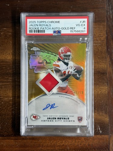 2025 Topps Chrome Jalen Royals Rookie Patch Autographs (RAW)