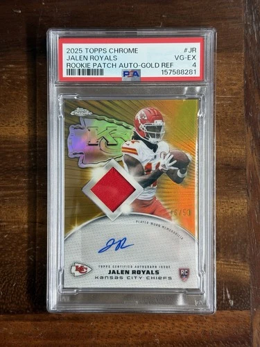 2025 Topps Chrome Jalen Royals Rookie Patch Autographs (RAW)