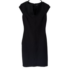 Zara Cap Sleeve Black Dress Size Small
