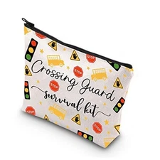  Appreciation Gift Survival Kit Zipper Pouch Makeup Bag Crossing Guard