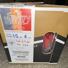 Storm Gravity Evolve SPEC Reactive Bowling Ball 15 lb 4 oz Gunmetal Fire Crimson