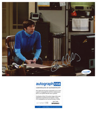 Simon Helberg ‘The Big Bang Theory’ Signed 8x10 Photo ‘Howard Wolowitz’ ACOA