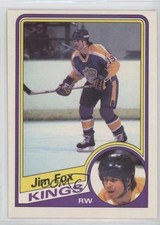 1984-85 O-Pee-Chee Jim Fox #84 0a4