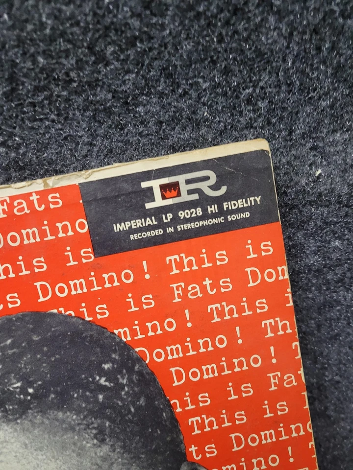 Vintage Fats Domino This Is Fats Domino! Vinyl LP Imperial LP 9028 Rock & Roll Foto 3 de 4