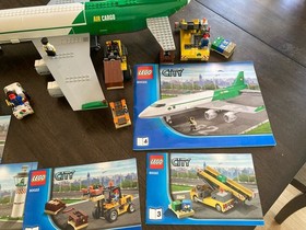 LEGO City Cargo Terminal 60022 100% COMPLETE W/Minifigs Instructions No Box