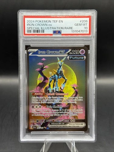 Pokemon Iron Crown Ex 206/162 Special Illustration Rare Temporal Forces PSA 10
