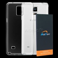 High Capacity 7220mAh Battery Soft TPU Case for Samsung Galaxy Note 4 SM-N910A