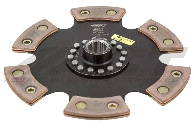 Disco de carrera rígido ACT 6240006 para Nissan 280ZX 1981 6 almohadillas Foto 2 de 4