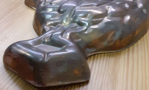 Vintage Rooster Chicken Copper Mold Farmhouse Rustic Kitchen Home Decor 11 1/2" - Picture 5 of 12