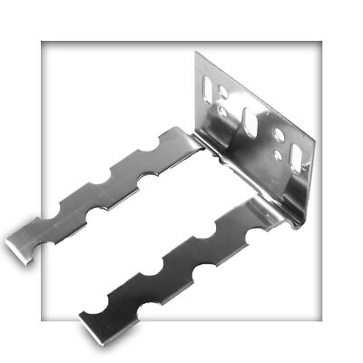 Wandanschlussanker beweglich Edelstahl Wandanker Maueranker  (2,29 EUR/Stk)