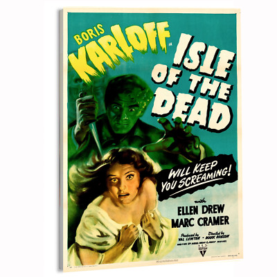 1945 Isle of the Dead (RKO)  Movie Poster or Canvas  Art Print
