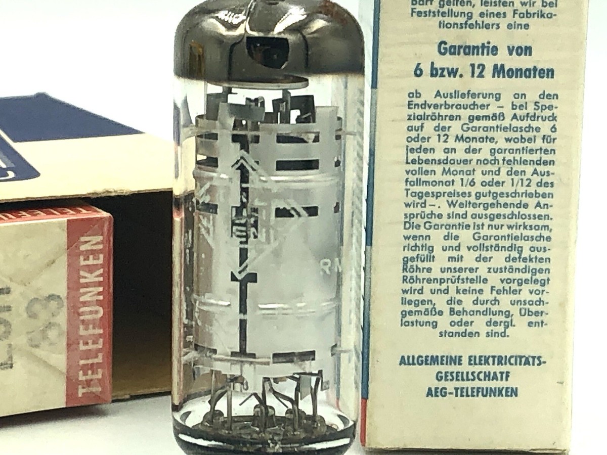 Lampe Tube Électronique ECH83 - Telefunken - NOS, NIB - Valve Röhre