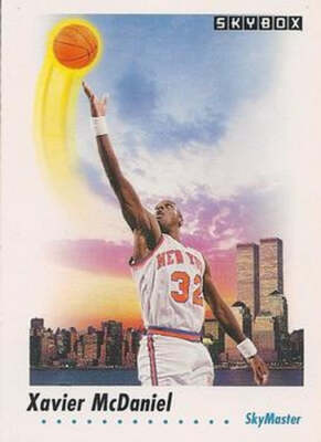 585 Xavier McDaniel - New York Knicks - 1991-92 SkyBox Basketball