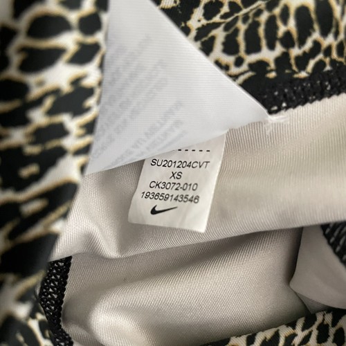 Nike One Luxe Printed Leggings Size XS Animal Print Leopard Mid Rise Athletic - Picture 3 of 6