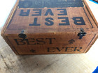 Vintage Best Ever Long Filler Wood Tobacco Cigar Box -Metal Hinges — photo 8