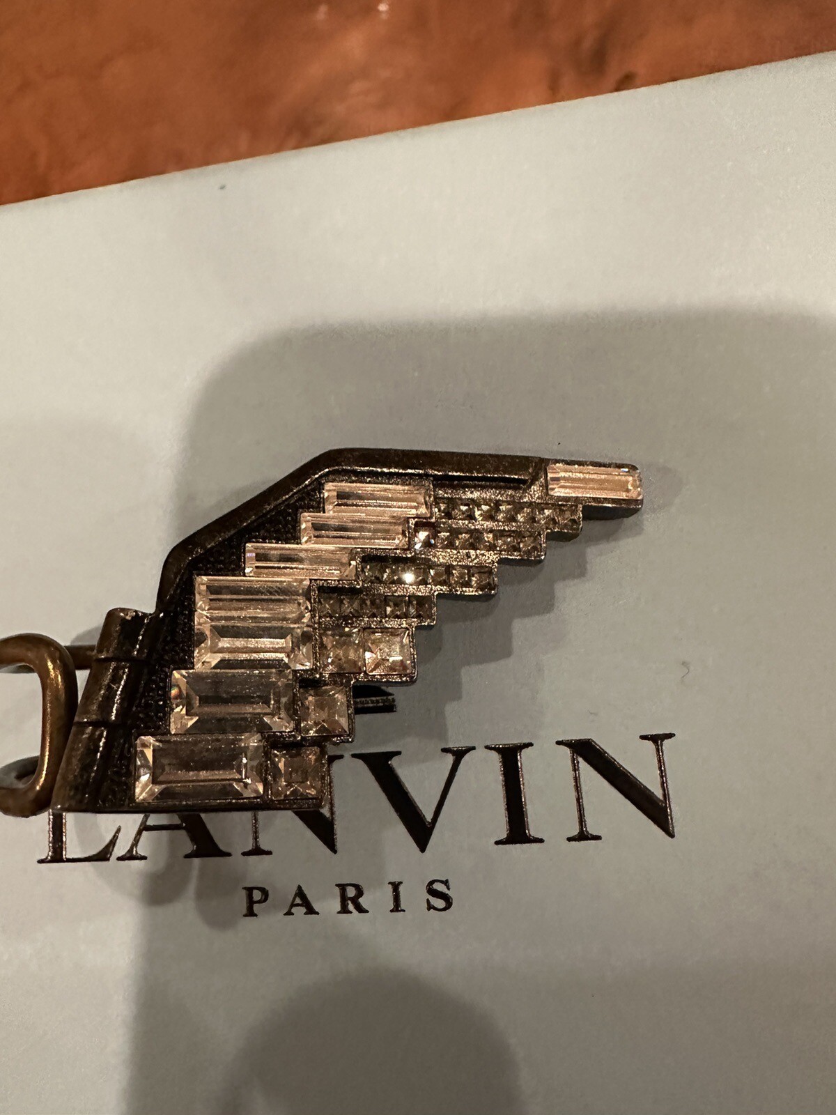 Lanvin Crystal Statement Eagle Oversized Cocktail… - image 10